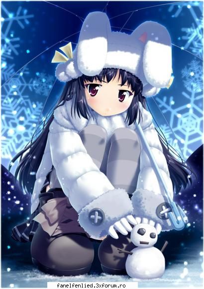 anime girl iarna anime girl poze favorite